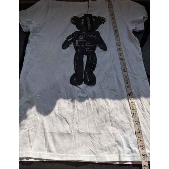 Dolls Kill Current Mood Tormented Teddy Graphic T-Shirt Tunic Medium - Picture 4 of 13